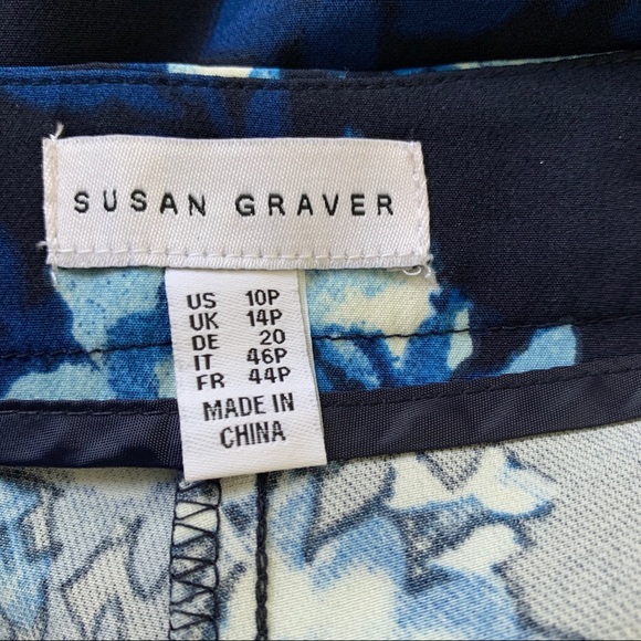 Susan Graver Petite Stretch Zip-Front Ankle Pants - Picture 7 of 7